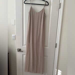 Show Me Your MuMu Taupe/Beige V-Neck Dress